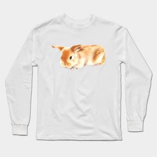 Adorable baby bunny painting! Long Sleeve T-Shirt